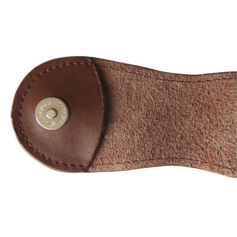 Portable Golf Ball Holder Waist Pouch Bag Leather Cool Golf Tee Bag Sports Accessory(Brown)