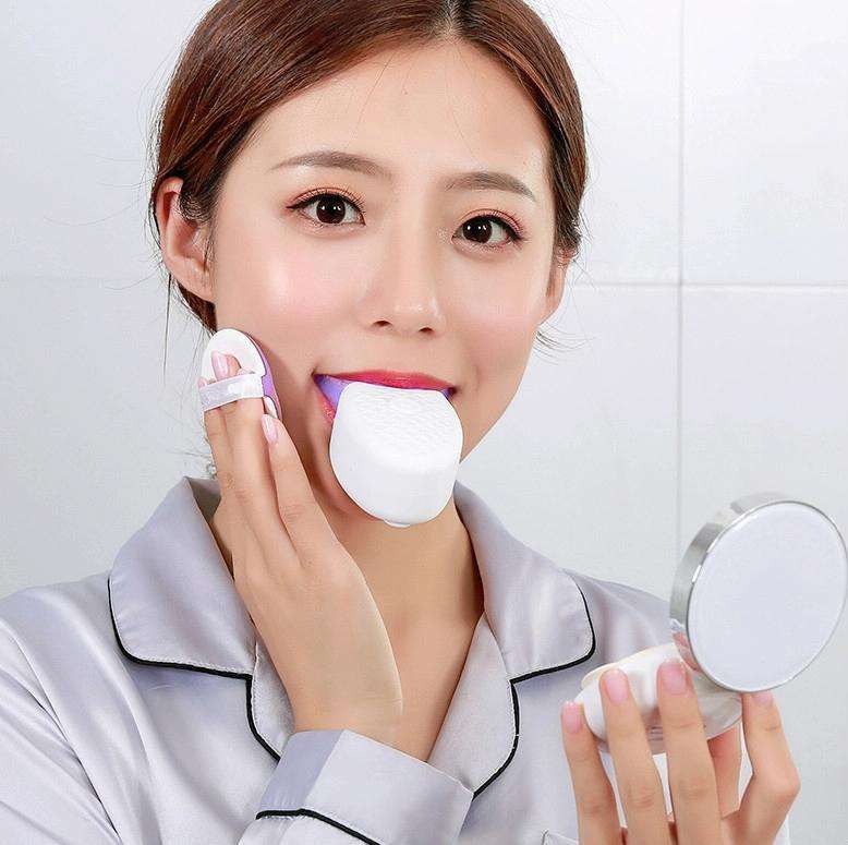 Lazy U-shaped Mouth Whitening Tooth Electric Toothbrush(Pink)