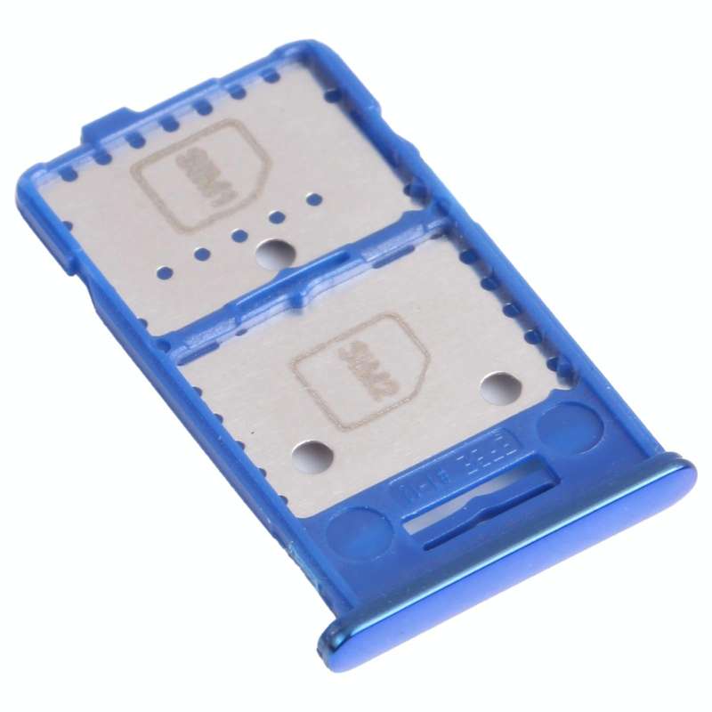 For Samsung Galaxy M31s SM-M317 SIM Card Tray + SIM Card Tray + Micro SD Card Tray (Blue)