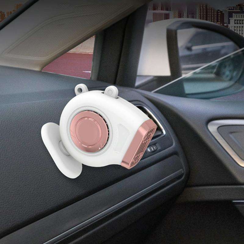 Portable Car Dashboard Electric Heater Winter Defroster, Voltage:12V(Pink)