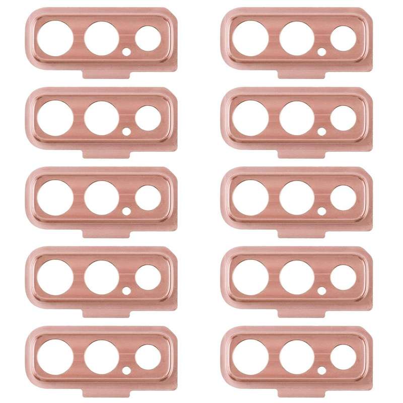 For Galaxy A7 (2018) A750F/DS 10pcs Camera Lens Cover (Pink)