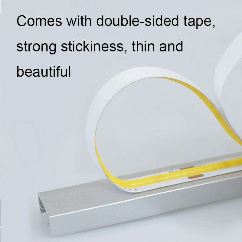 1m 24V 8mm Wide COB Adhesive Decorative LED Light Strip, Specification: 480 Beads-14W-90 Display(...