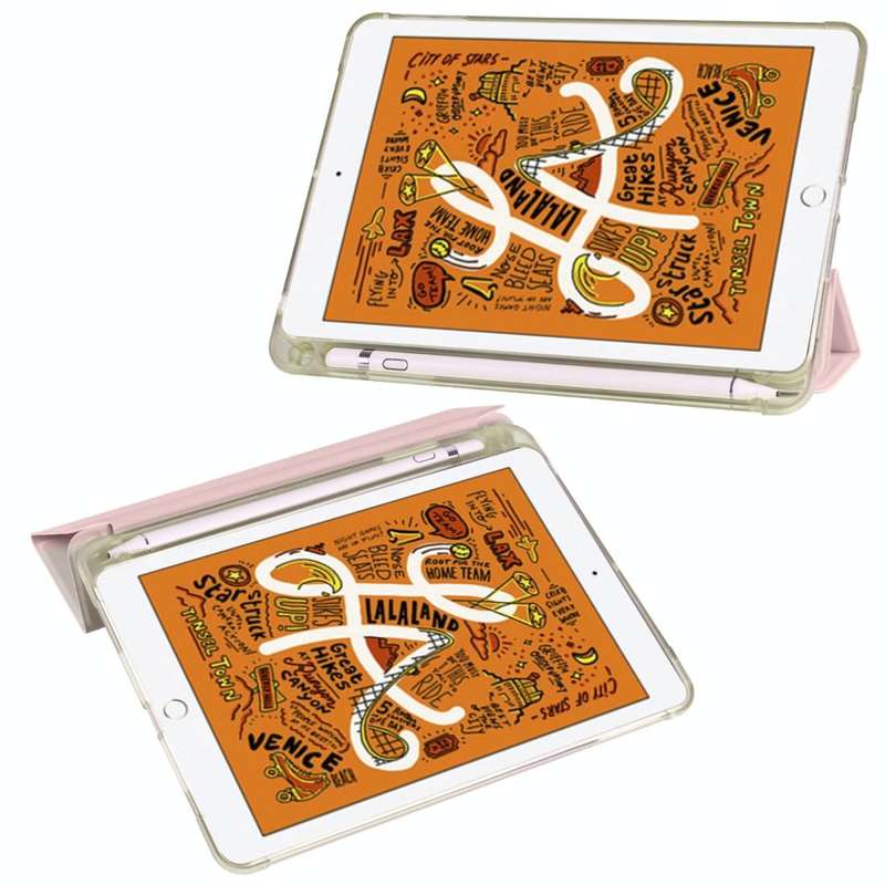 For iPad Mini 5 / Mini 4 3-folding Horizontal Flip PU Leather + Shockproof TPU Case with Holder &...