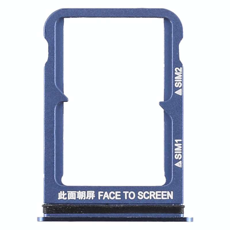 Double SIM Card Tray for Xiaomi Mi 8 (Blue)