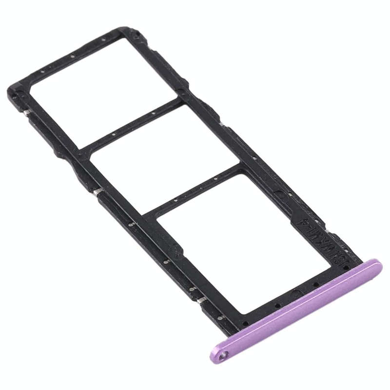 SIM Card Tray + SIM Card Tray + Micro SD Card Tray for Huawei Y8s (Purple)