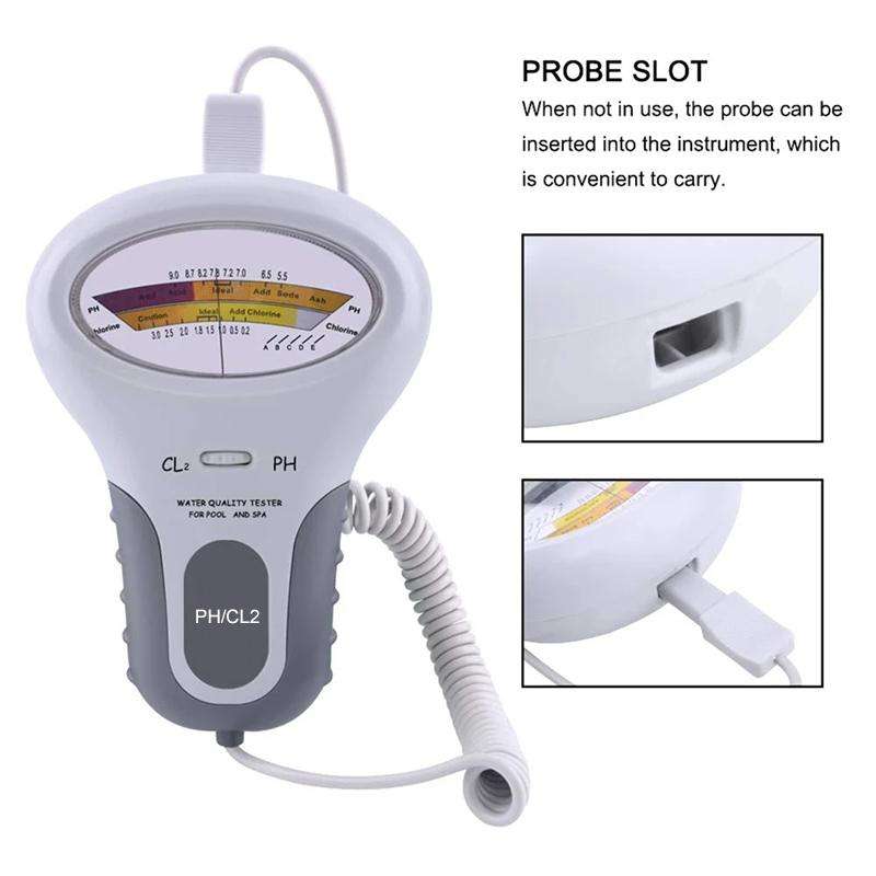 PC102 Swimming Pool Water Quality Tester PH Test Pen Chlorine Gas Water Quality Tester