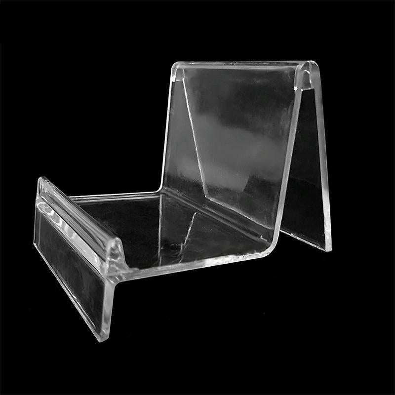 10 PCS Thickened Transparent Wallet Holder Plastic Phone Mask Display Stand Counter Display Stand...