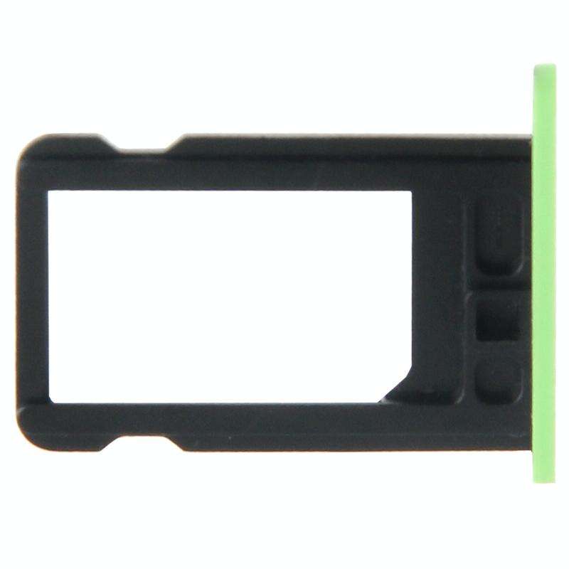 SIM Card Tray Holder for iPhone 5C(Green)