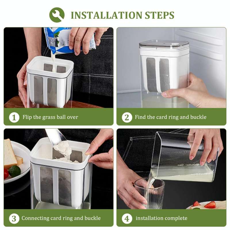 Yogurt Filter Homemade Yogurt Beancurry Milk Separator Water Drained Filter(White)