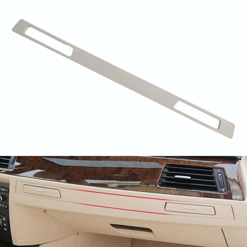 For BMW 3 Series E90 Left Driving Dashboard Water Cup Holder Decorative Frame 5145 7138 799(Grey)