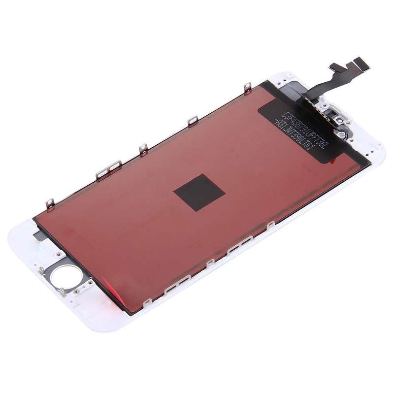 10 PCS TFT LCD Screen for iPhone 6 Digitizer Full Assembly with Frame (White)