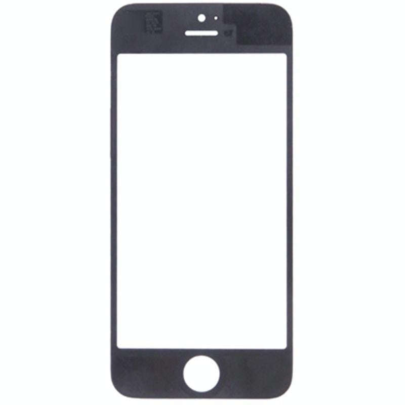 10 PCS for iPhone 5 & 5S Front Screen Outer Glass Lens(Black)