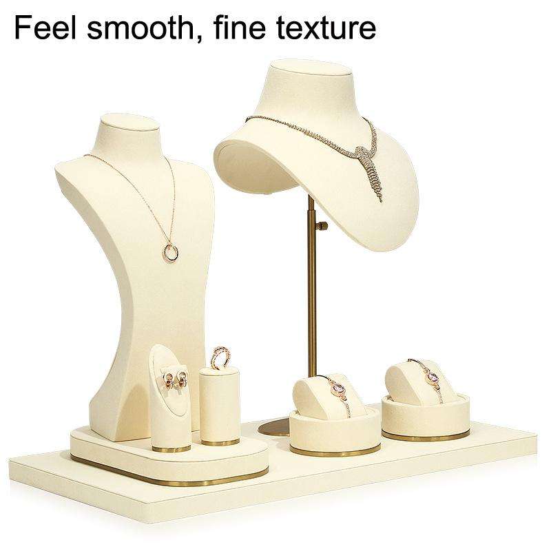 9x7.5x5.5cm Oval Bracelet Seat Window Jewelry Display Props Necklace Earrings Ring Jewelry Stand