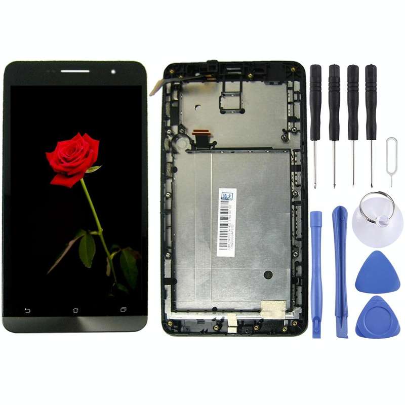 OEM LCD Screen for Asus Zenfone 6 / A600CG Digitizer Full Assembly with FrameBlack)