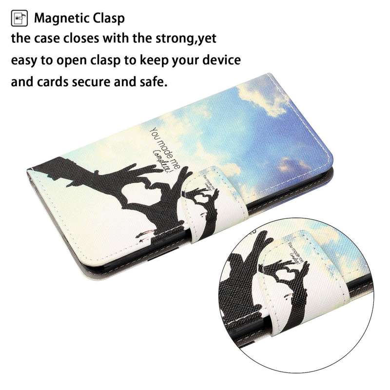 For Huawei P40 lite E Colored Drawing Pattern Horizontal Flip Leather Case with Holder & Card Slo...