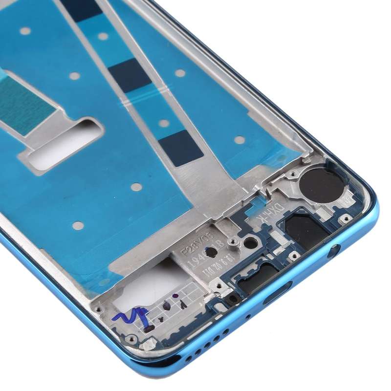 Middle Frame Bezel Plate with Side Keys for Huawei Nova 4e(Blue)