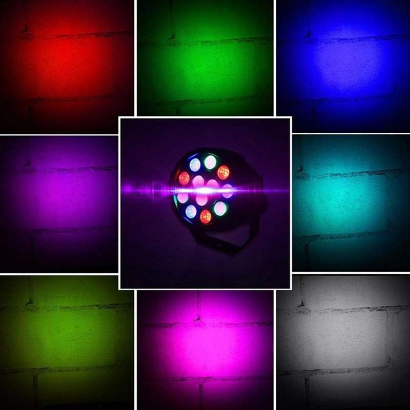 KD-12W 12 LED PAR Light Stage Light, with LED Display, Master / Slave / DMX512 / Auto Run Modes, ...