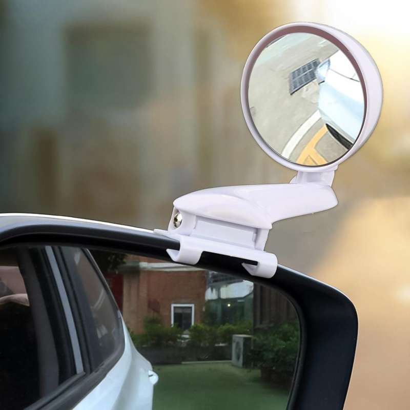 3R-095 Auxiliary Rear View Mirror Car Adjustable Blind Spot Mirror Wide Angle Auxiliary Rear View...