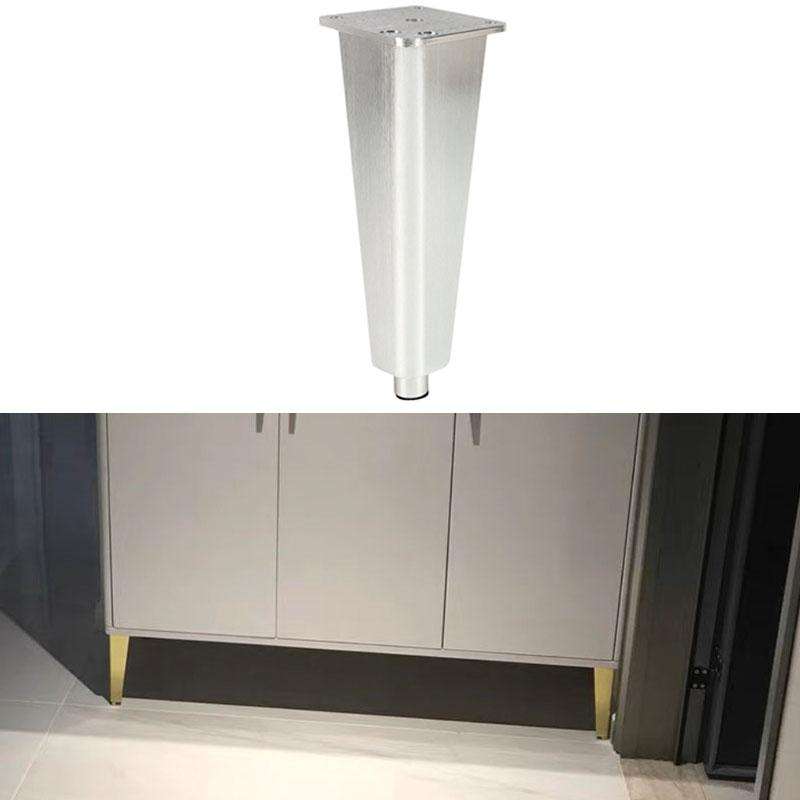 Adjustable All Aluminium Furniture Stand Legs, Height: 27cm(Silver)