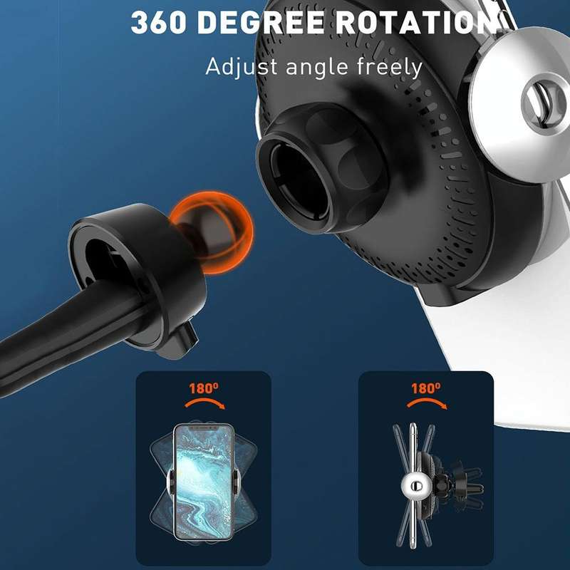 LDNIO 15W Infrared Sensor Fast Charger Car Navigation Bracket(MA02)