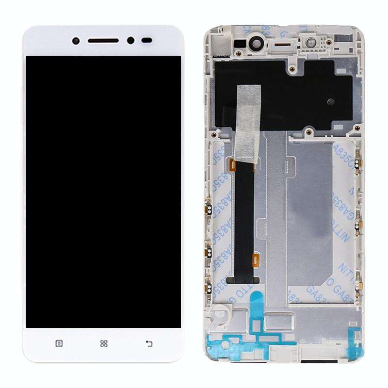 OEM LCD Screen for Lenovo S90 S90-T S90-U S90-A Digitizer Full Assembly with Frame (White)