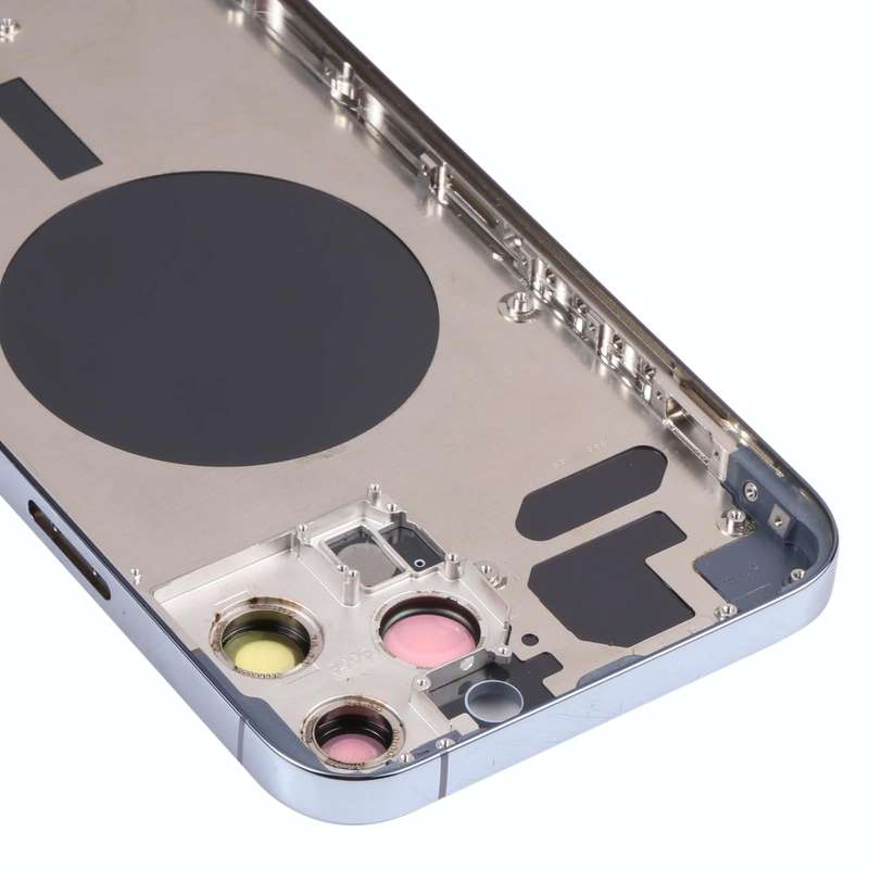Back Housing Cover with SIM Card Tray & Side  Keys & Camera Lens for iPhone 13 Pro Max(Blue)
