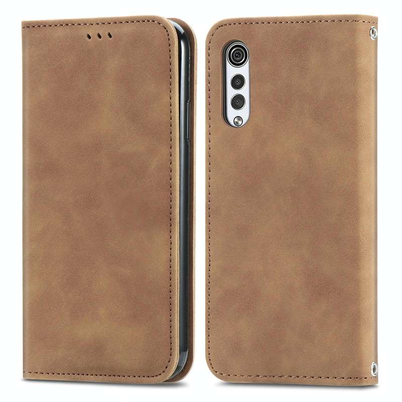 For LG Velvet 2 Pro Retro Skin Feel Business Magnetic Horizontal Flip Leather Case with Holder & ...