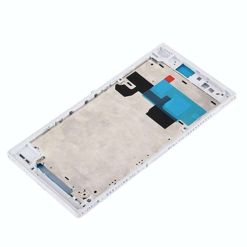 Front Housing LCD Frame Bezel Plate for Sony Xperia Z Ultra / XL39h / C6802(White)