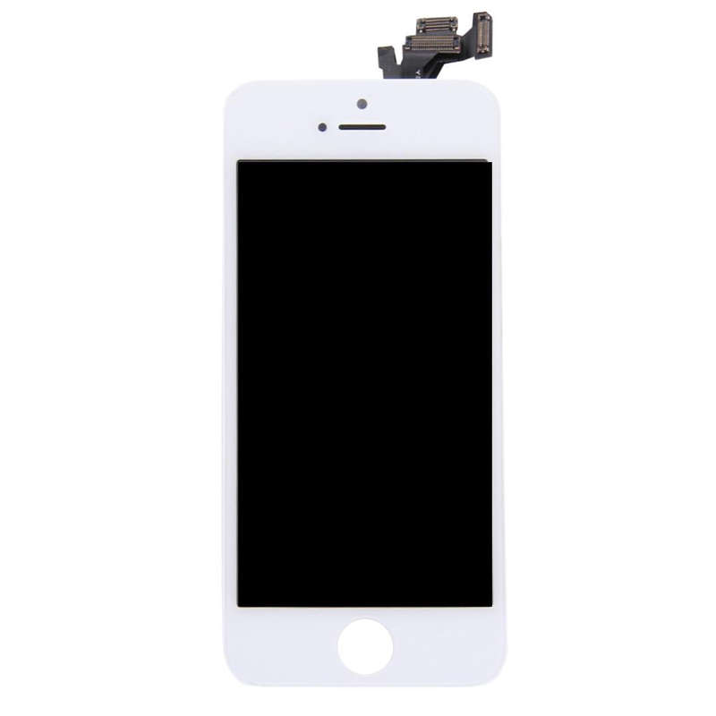 TFT LCD Screen for iPhone 5 Digitizer Full Assembly with Front Camera (White)