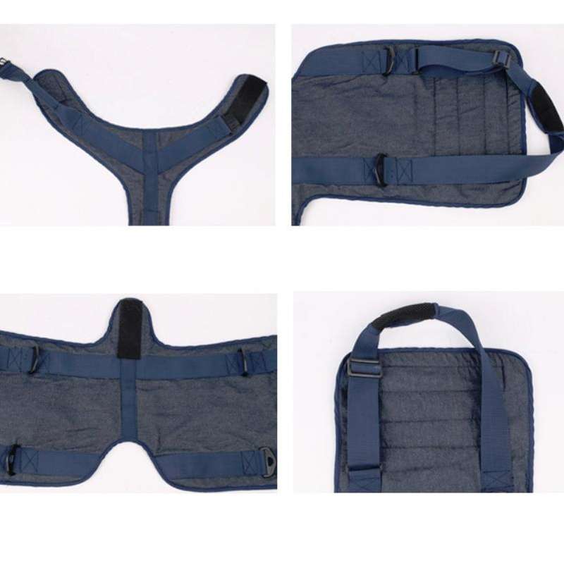 Pet Leash Senior Dogs Walking Aids Chest Harness, Size: XL(Dark Blue)