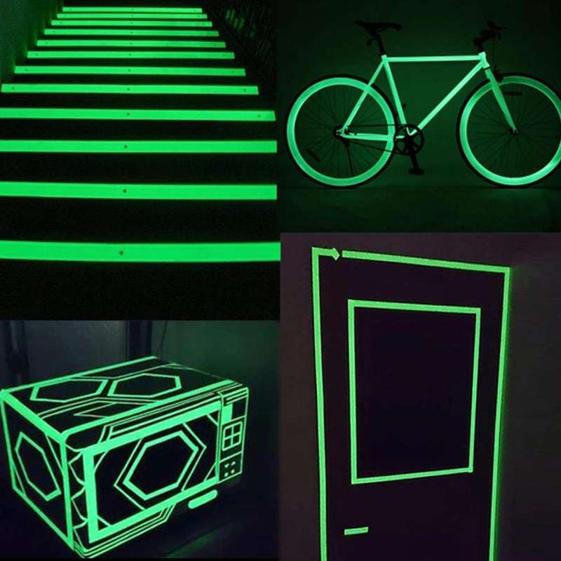 Luminous Tape Green Glow In Dark Wall Sticker Luminous Photoluminescent Tape Stage Home Decoratio...