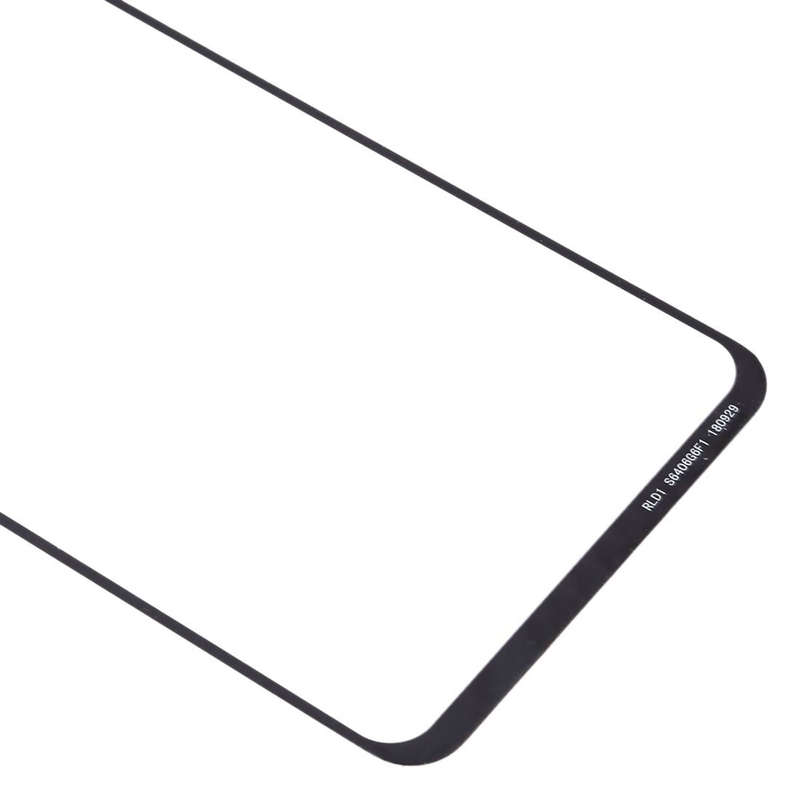 For Samsung Galaxy A8s / Galaxy A9 Pro 2019 10pcs Front Screen Outer Glass Lens (Black)