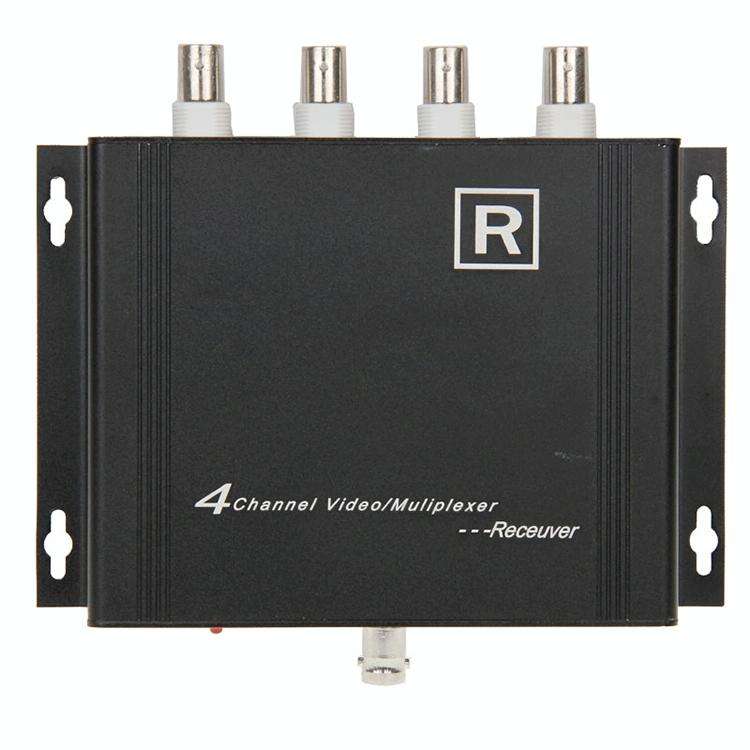 4 Channel Video Multiplexer Transmitter and Receiver(Black)