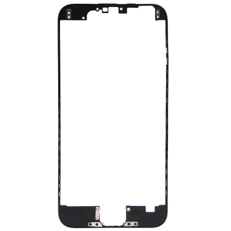 Front LCD Screen Bezel Frame for iPhone 6(Black)