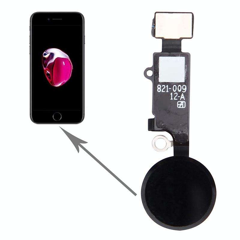 Home Button for iPhone 7, Not Supporting Fingerprint Identification(Black)