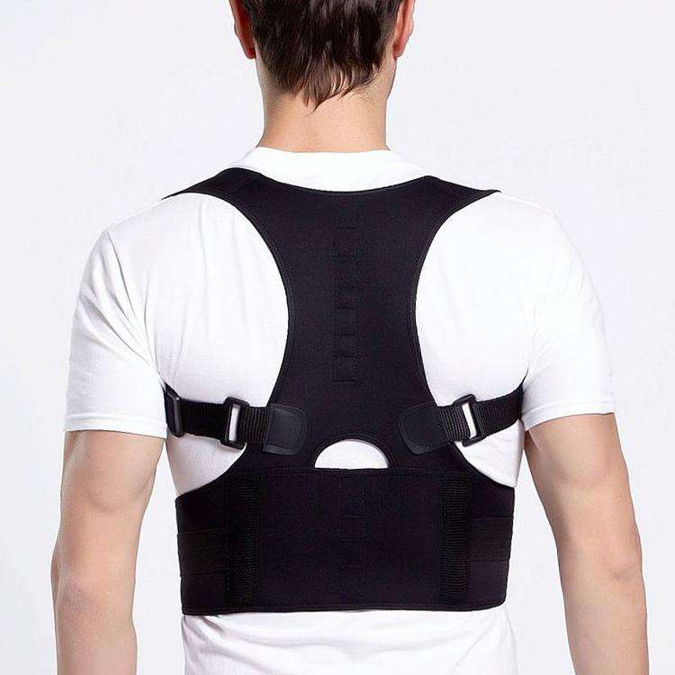 Male Female Adjustable Magnetic Posture Corrector Corset Back Men Brace Back Shoulder Belt Lumbar...