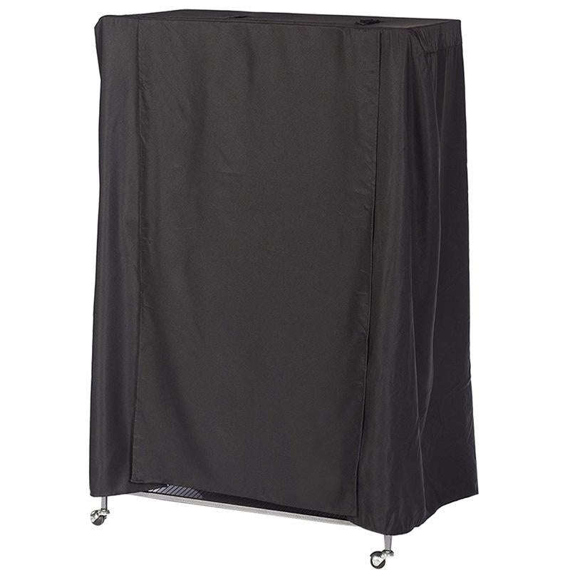 210D Waterproof Oxford Cloth Dust Cover Bird Cage Protective Cover Parrot Cage Shade(Black Silver)