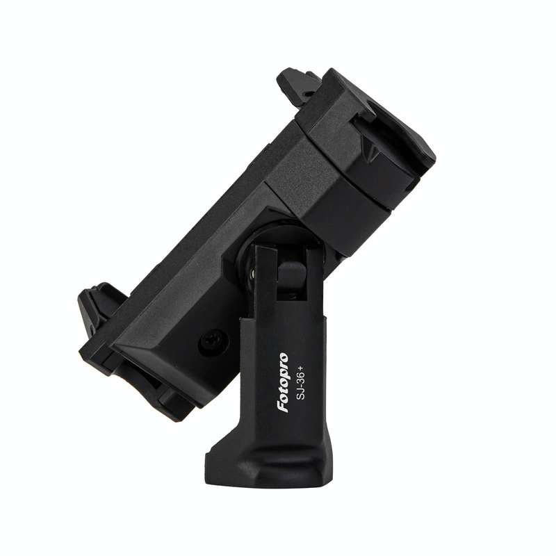 Fotopro SJ-36+ 360 Degree Rotation Horizontal and Vertical Tripod Mount Adapter Phone Clamp Brack...