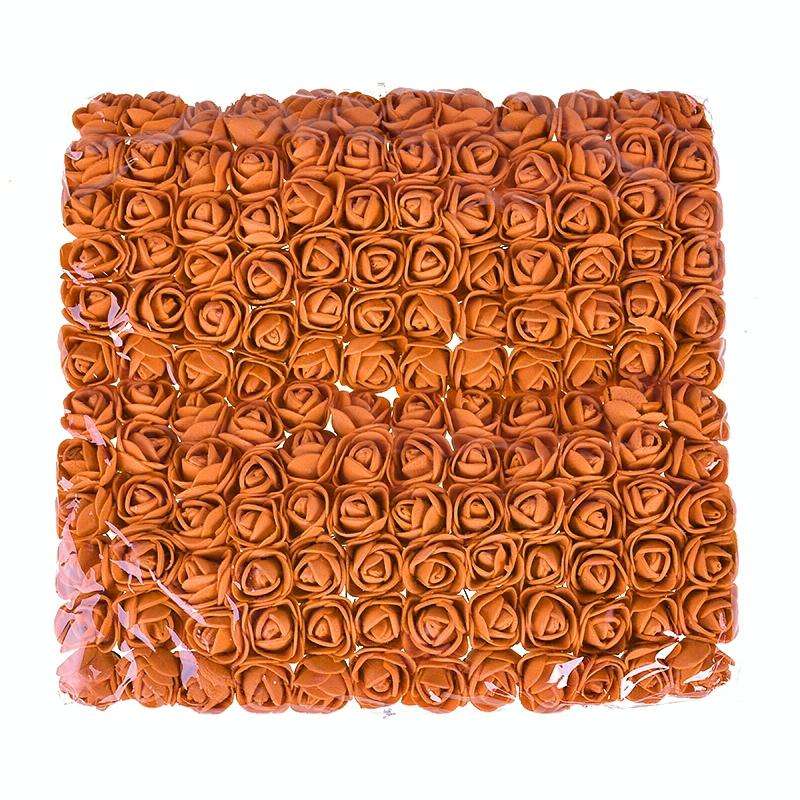 DIY Mini Foam Rose Artificial Flower Bouquet Multicolor Rose Wedding Flower Decoration Scrapbooki...