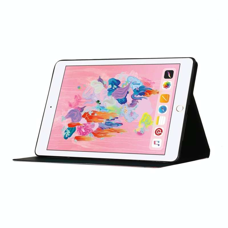 For iPad Pro 10.5 Colored Drawing Pattern Horizontal Flip Leather Case with Holder & Card Slots &...