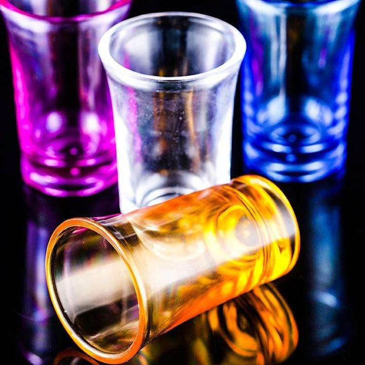 35ml Bar Party Acrylic Colorful Cup Mini Liquor Glass, Color: Blue