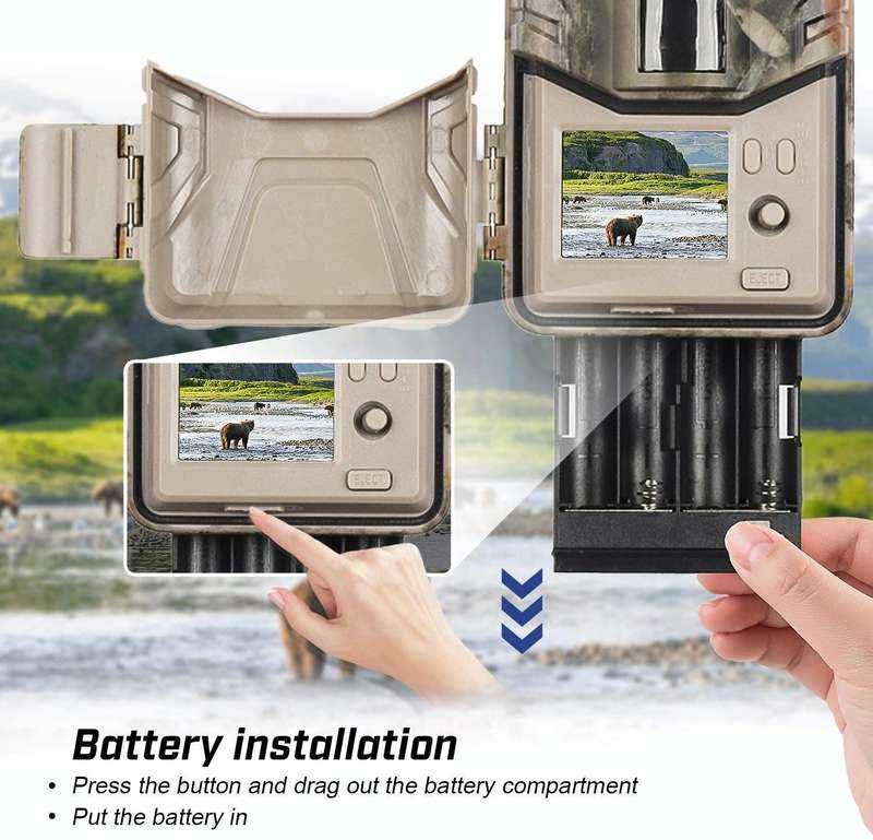 HC-900LTE 20MP 2K Wildlife Hunting Trail Camera Photo Traps Night Vision 4G SMS MMS SMTP Cellular...