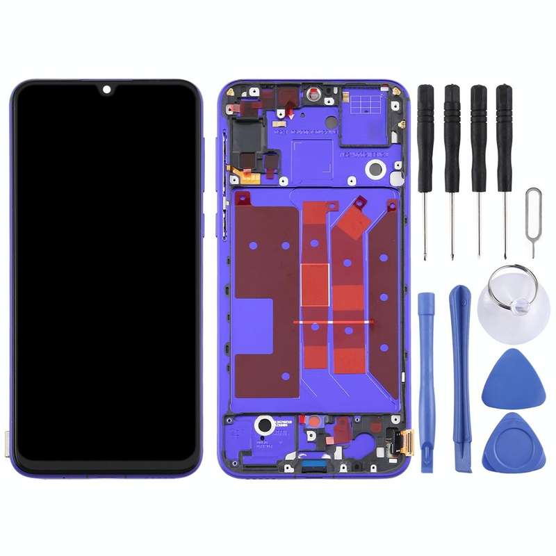 Original OLED LCD Screen for Huawei Nova 5 Pro Digitizer Full Assembly with Frame(Purple)