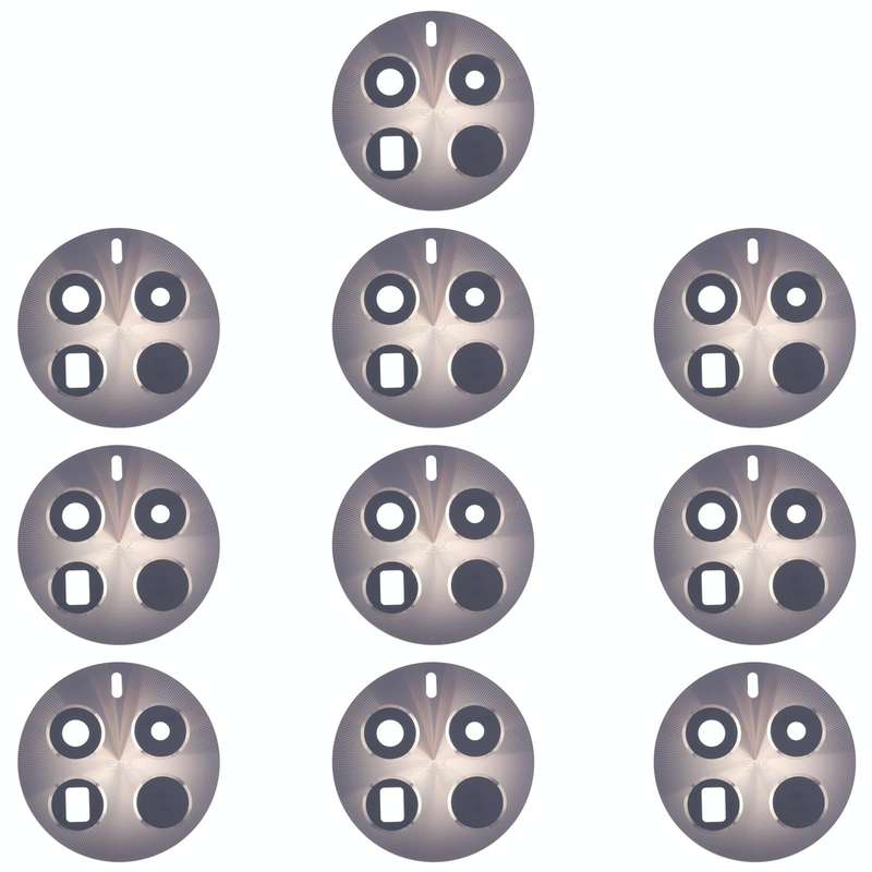 For Realme 12 Pro+ 10pcs Original Back Camera Lens (Gold)