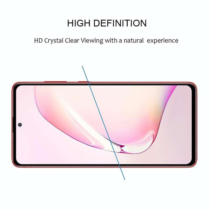 For Galaxy Note 10 Lite Full Glue Full Cover Screen Protector Tempered Glass Film