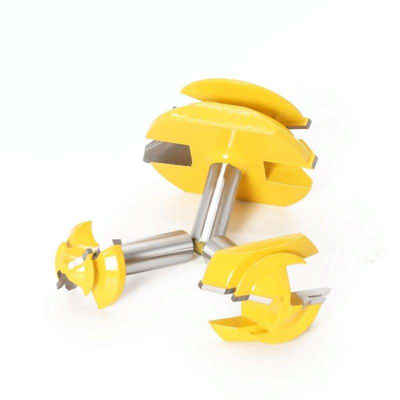 Woodworking Engraving Machine Milling Cutter 45 Degree Jointing Knife, Model: 12x1-3/8mm