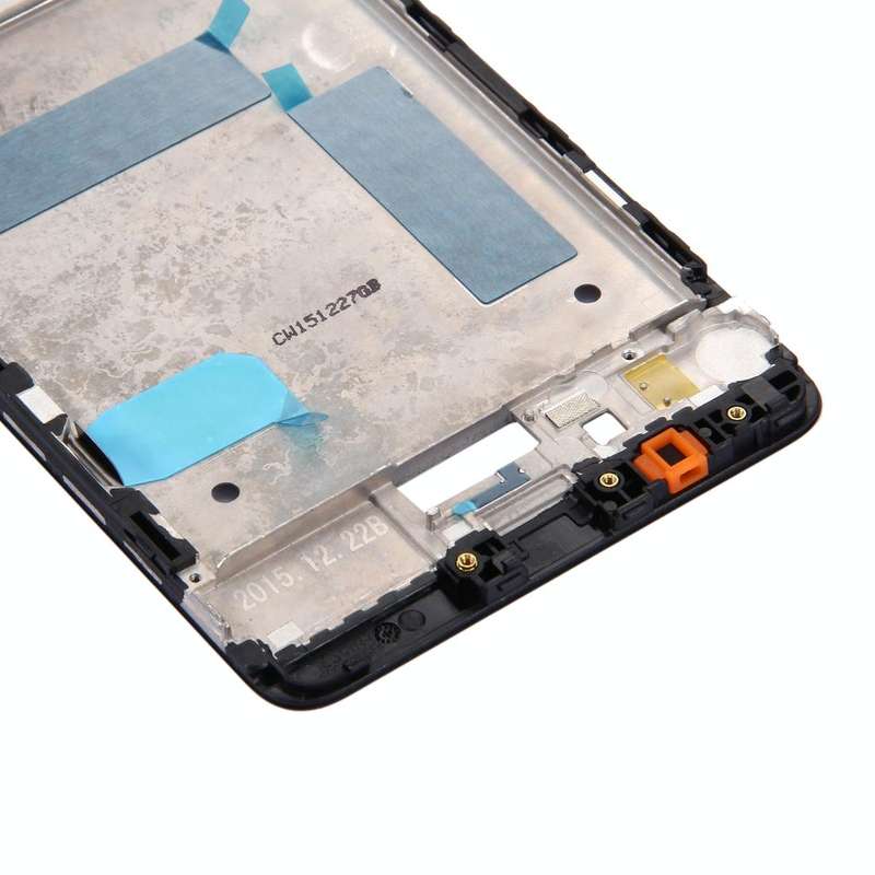 For Huawei Honor V8 Front Housing LCD Frame Bezel Plate(Black)