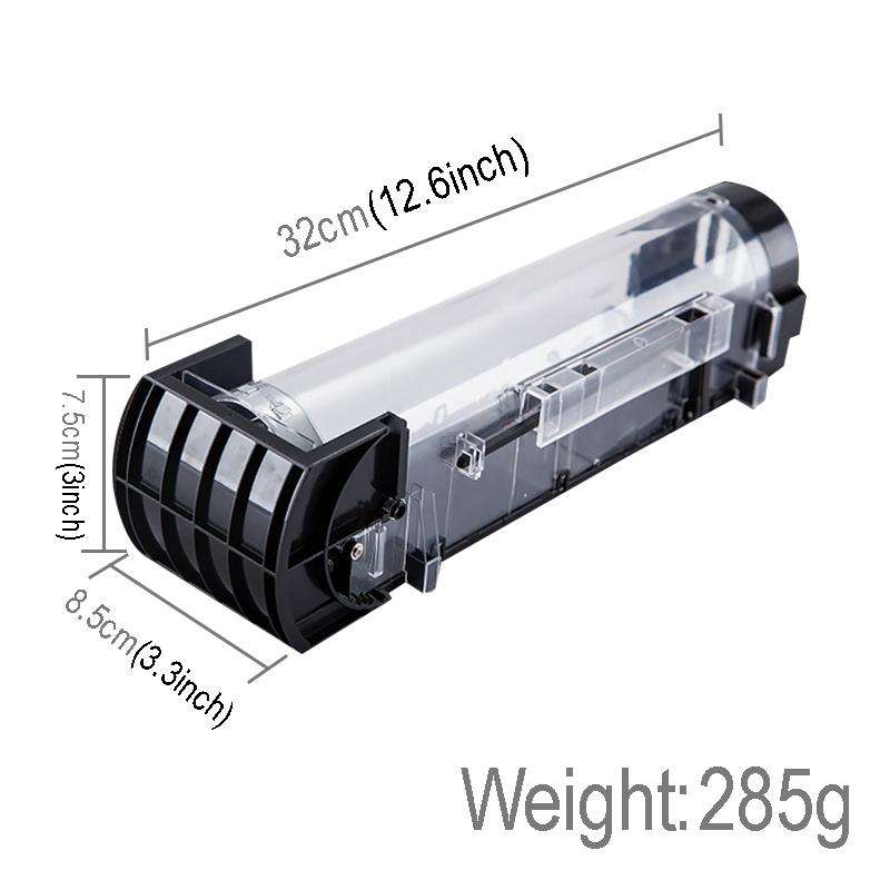 Door Humane Animal Live Cage, Rat, Mouse and More Small Rodents ABS Material Transparent Trap Cage