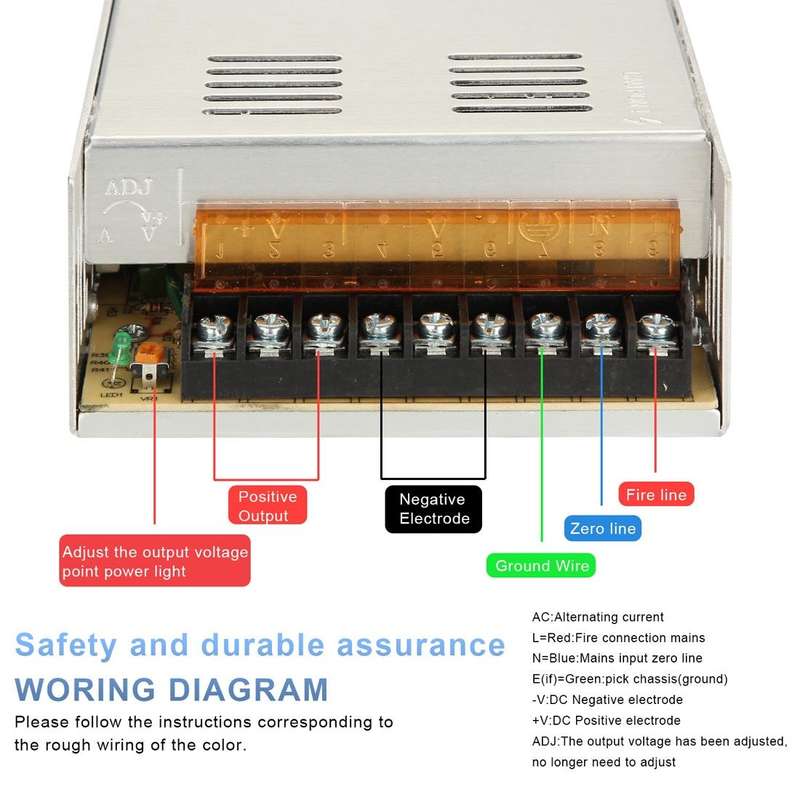 S-24W-12 24W AC 220V to DC 12V 2A Car Regulated Switching Power Supply