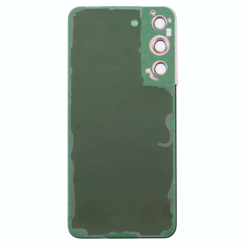 For Samsung Galaxy S22 5G SM-S901B Battery Back Cover with Camera Lens Cover (Red)